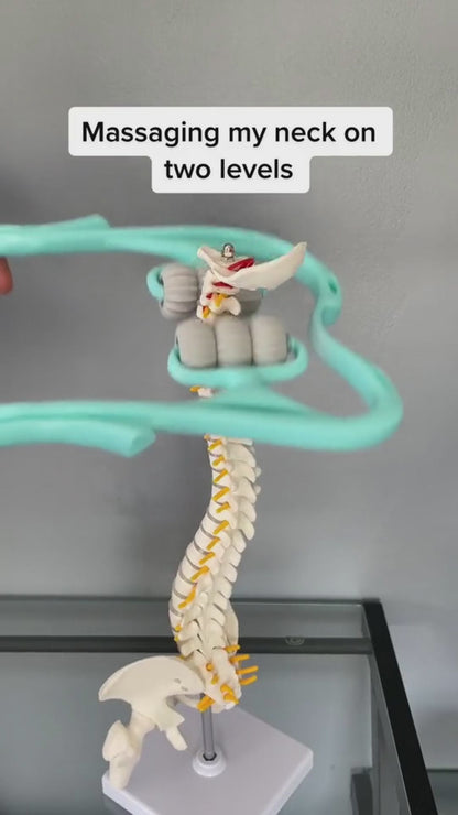 Multifunctional Manual Six-wheel Neck Massager Massage Relieve Roller Massage Tool